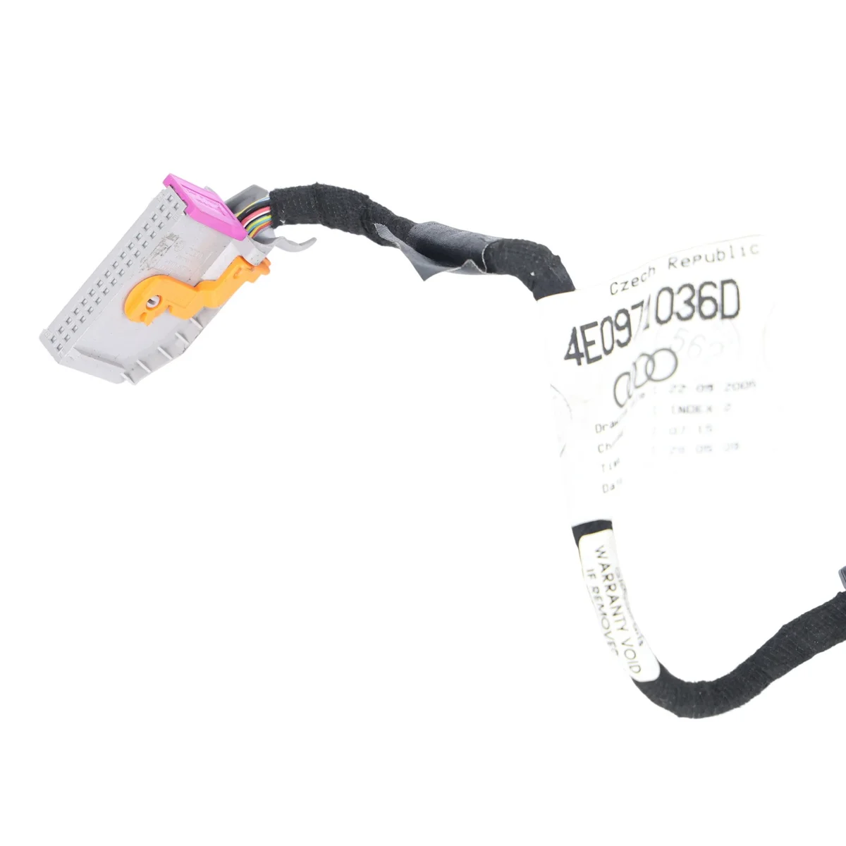 Audi A8 D3 Faisceau Porte Gauche 4E0971036 image 9