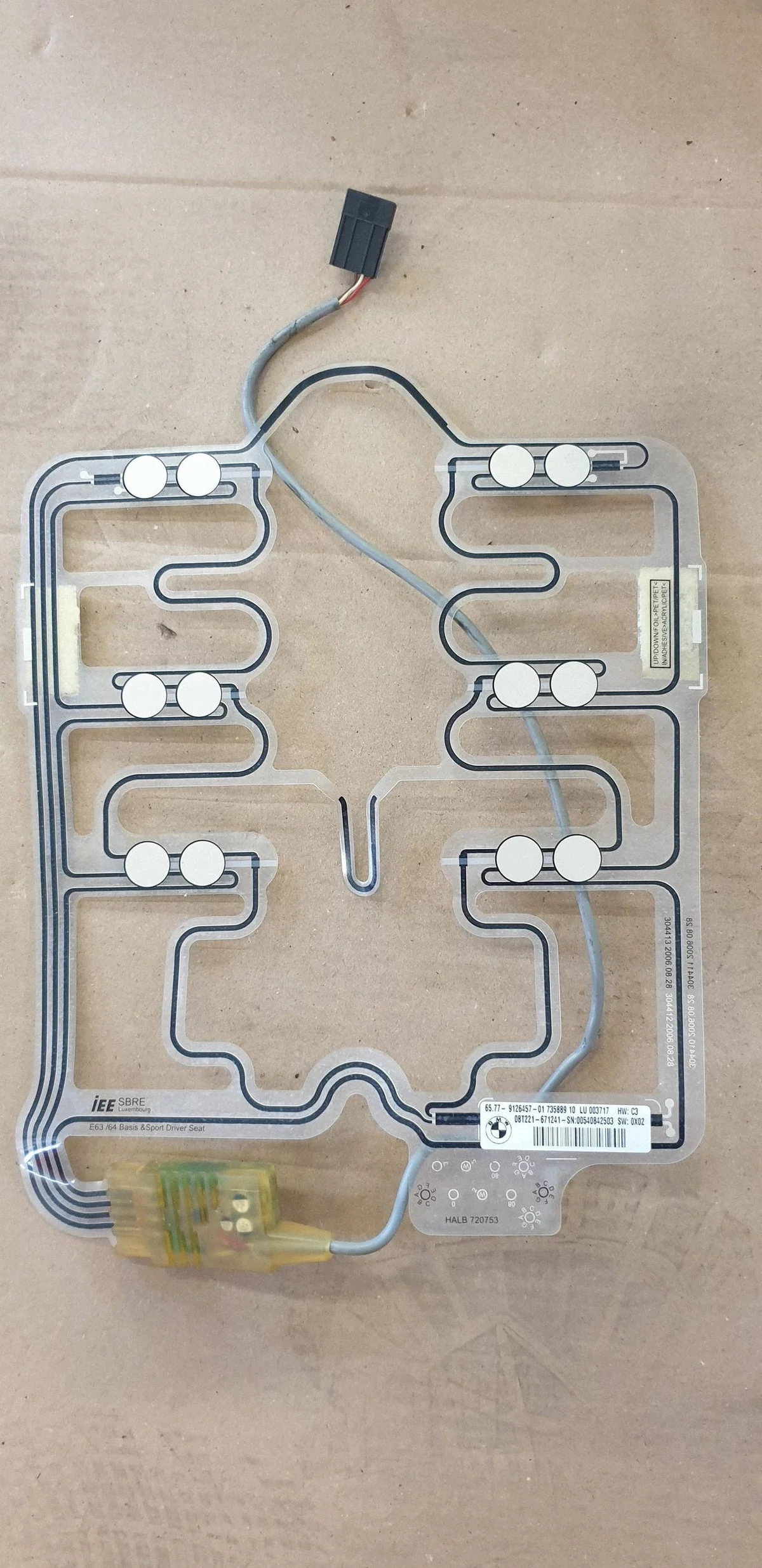 BMW E63 E64 Stoel Sensor Mat Links