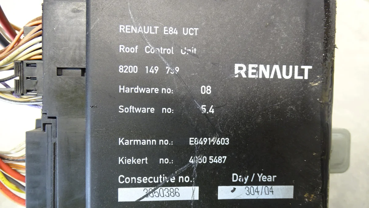Pompe toit Renault Megane II 2.0T OEM E84871789 image 7