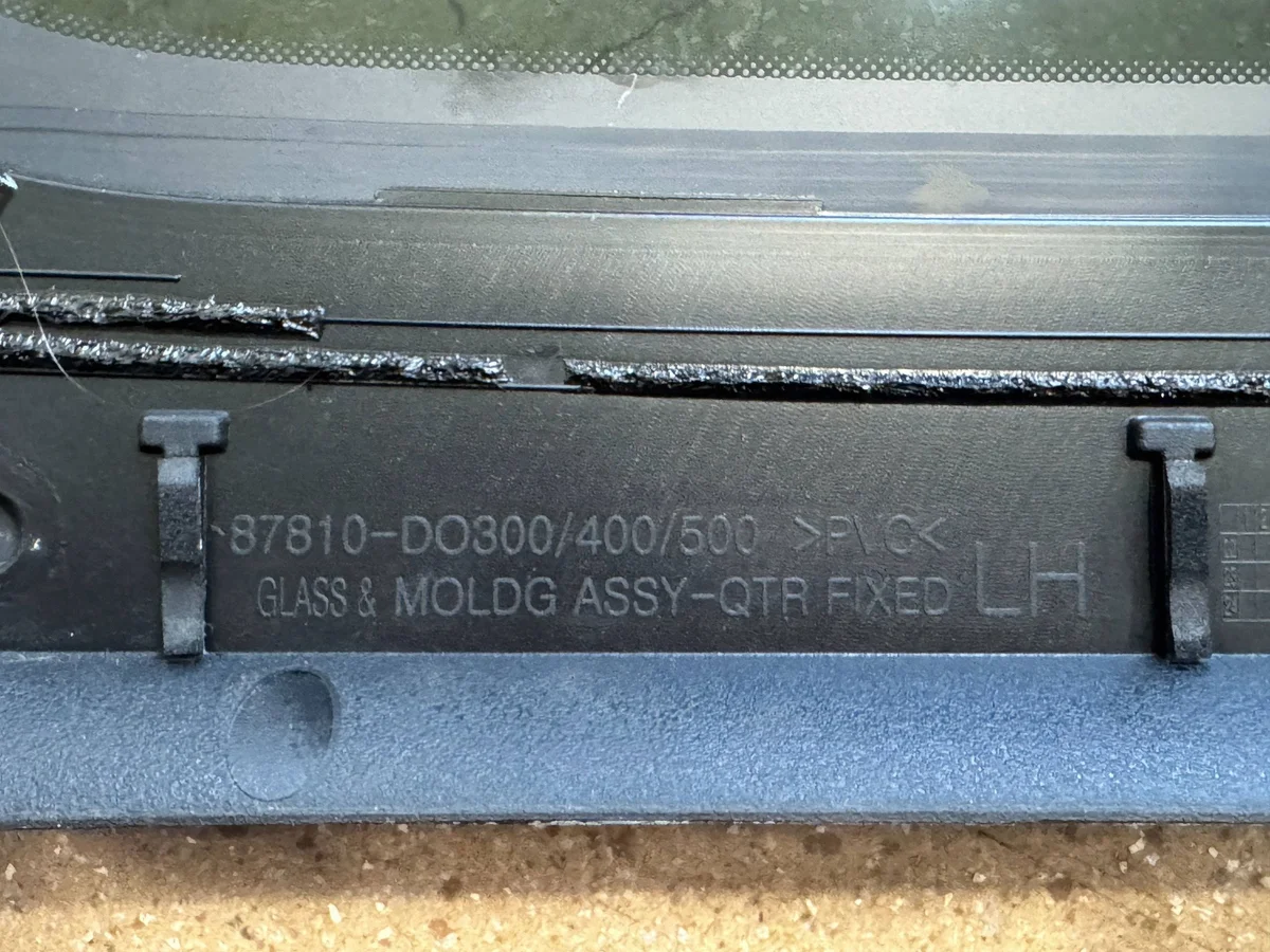 Cristal Lateral Kia EV9 Izquierdo OEM 87810DO300 image 8