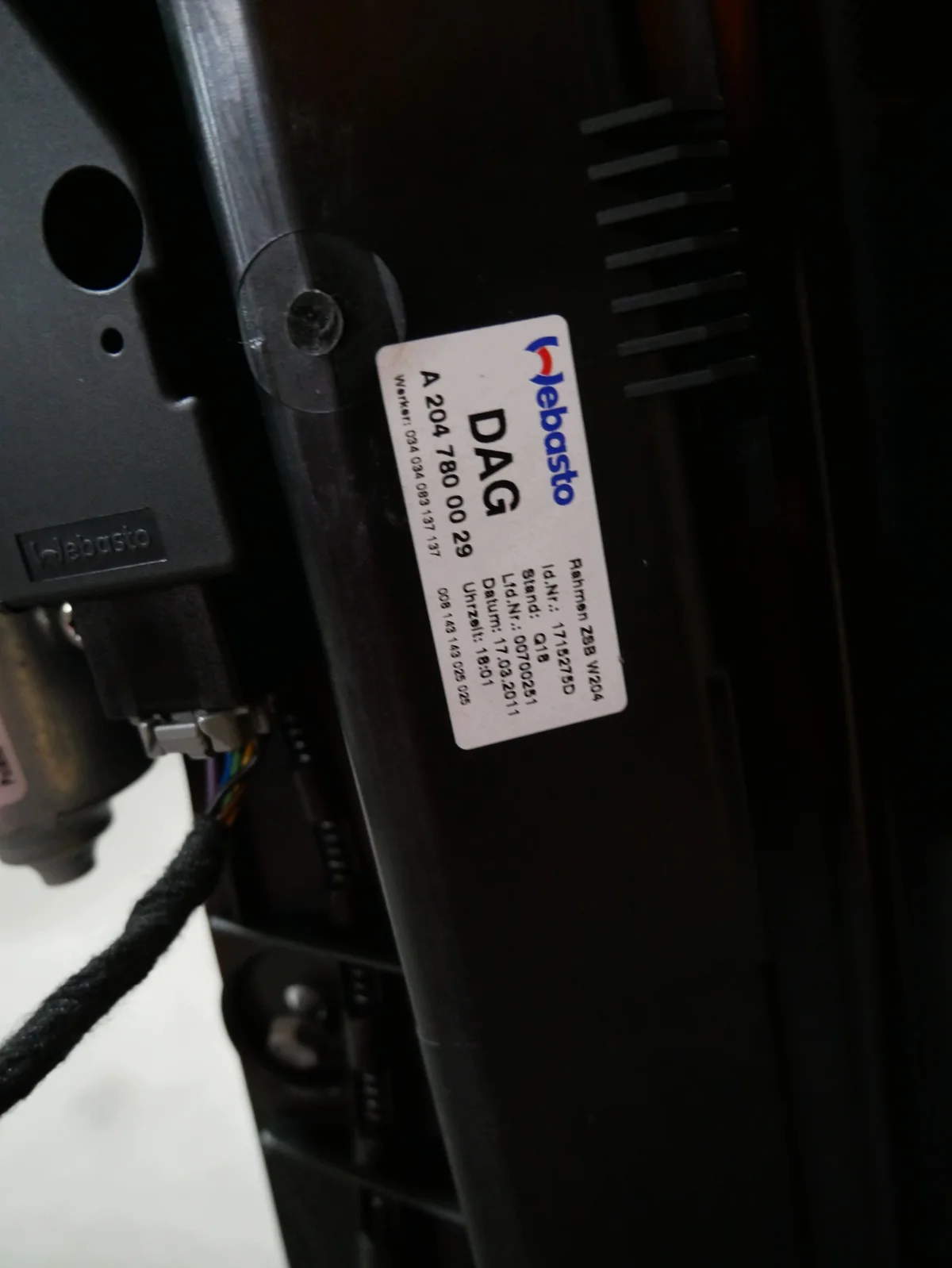 Toit ouvrant Mercedes W204 image 7