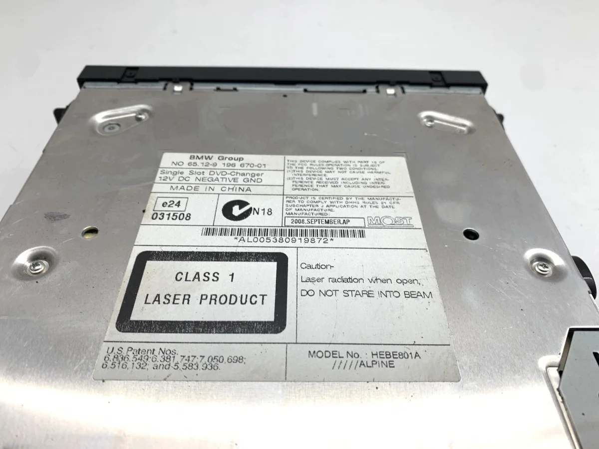 Leitor CD BMW F01 9196670 Usado image 5