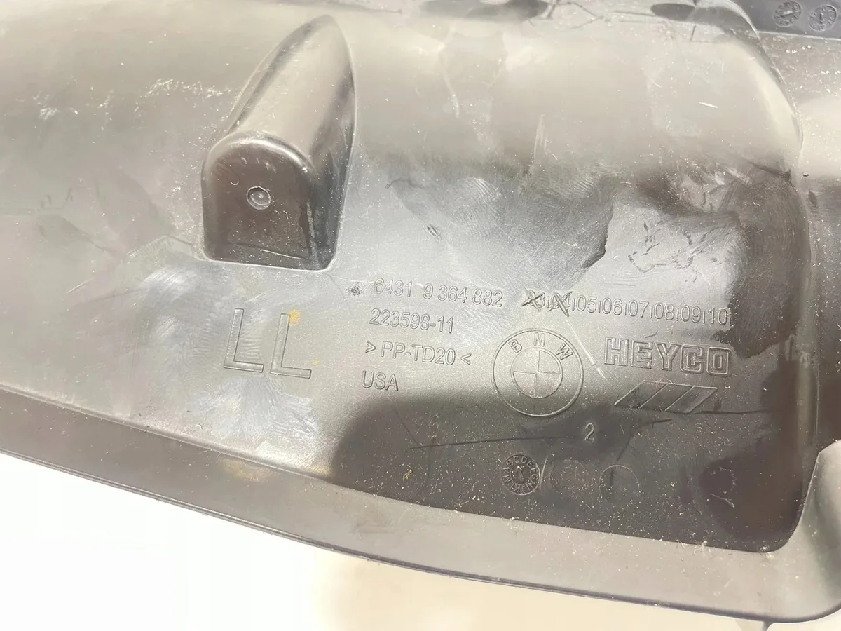 BMW X4 G02 LCI G01 Joint de conduit d'air 9364878 image 7