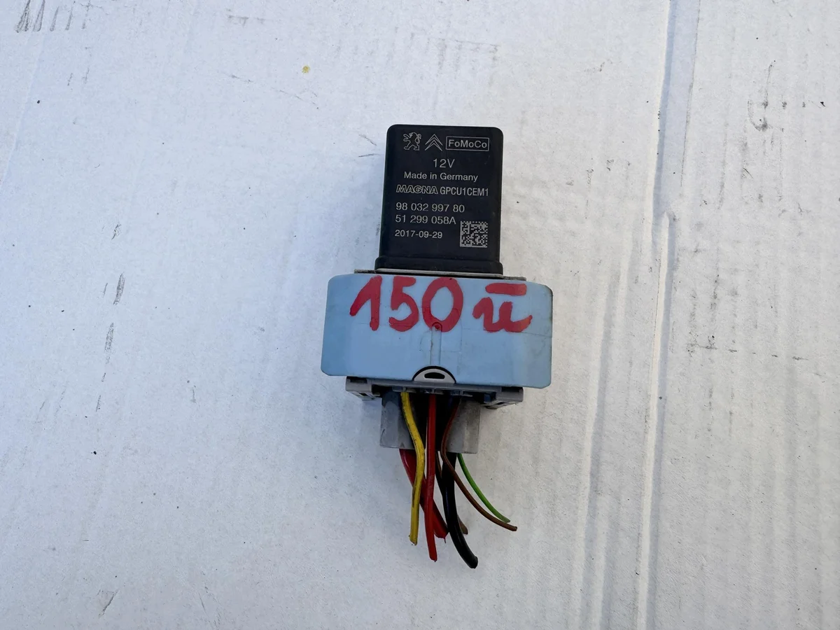 Relé Velas Aquecimento Peugeot Boxer 9803299780