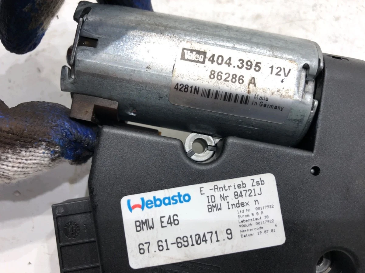 BMW E46 schuifdak motor 6910471 image 4