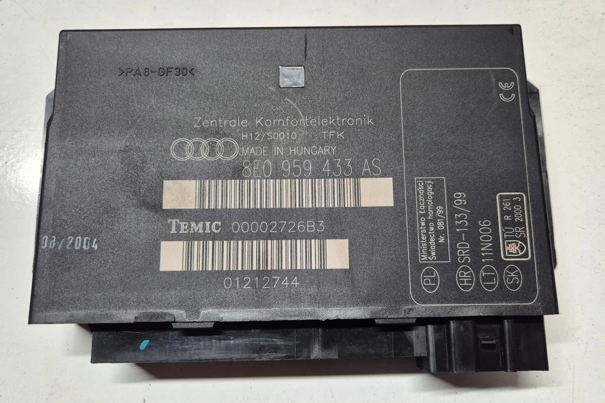 Módulo Conforto Audi A4 B6 8E0959433AS