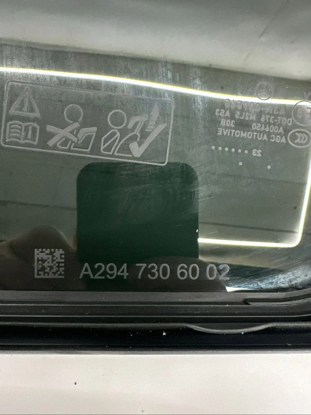 Mercedes EQE x294 Seitenfenster hinten A2947306002 image 7