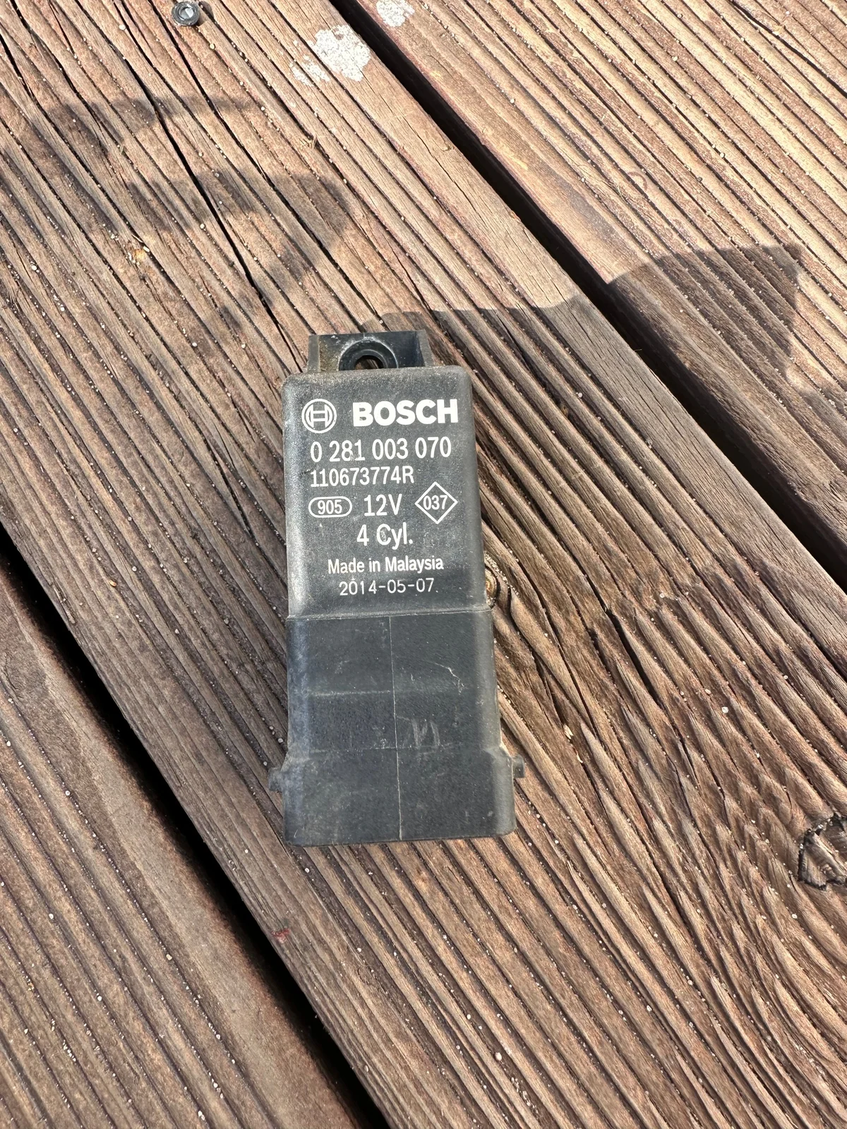 Nissan X-Trail Glow Plug Relay 0281003070