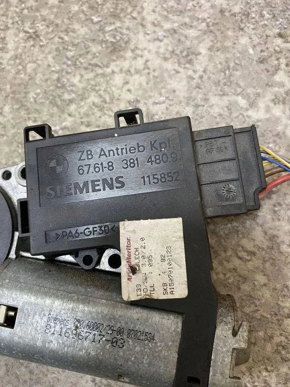 Motor Techo Solar BMW 5 E39 OEM 811696717 image 4