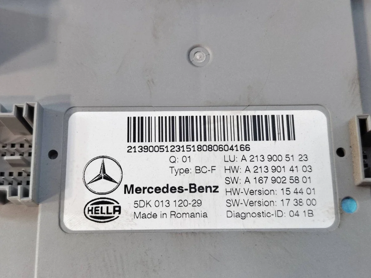 Steuergerät Mercedes E W213 A213900512322A image 3