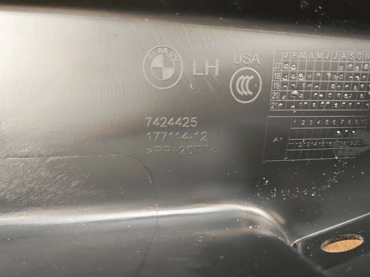 Zierleiste Kofferraum BMW 7424425 2017 image 9
