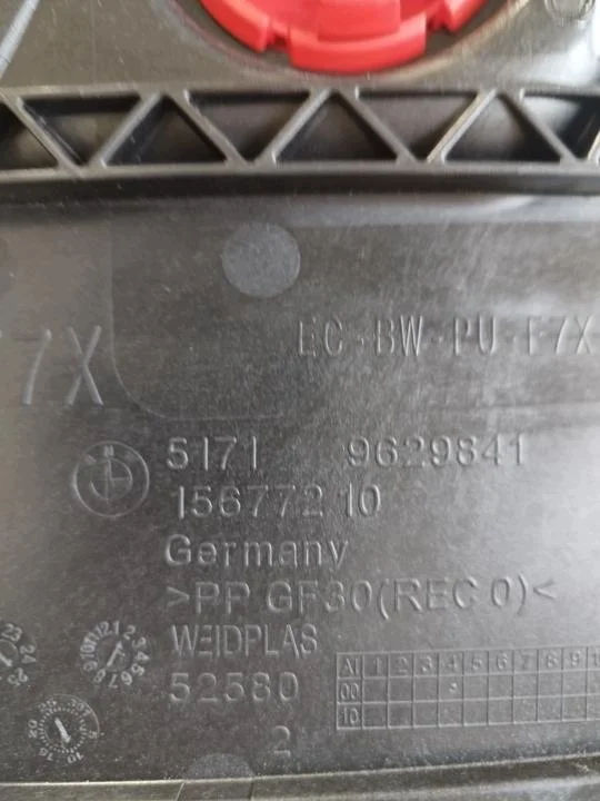 BMW 5171 9629841 Motorabdeckung image 3