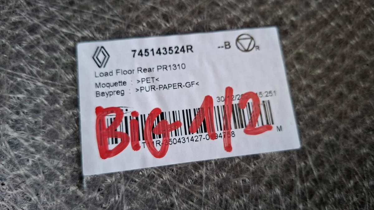 Kofferraumboden Dacia Bigster 745143524R thumbnail 3