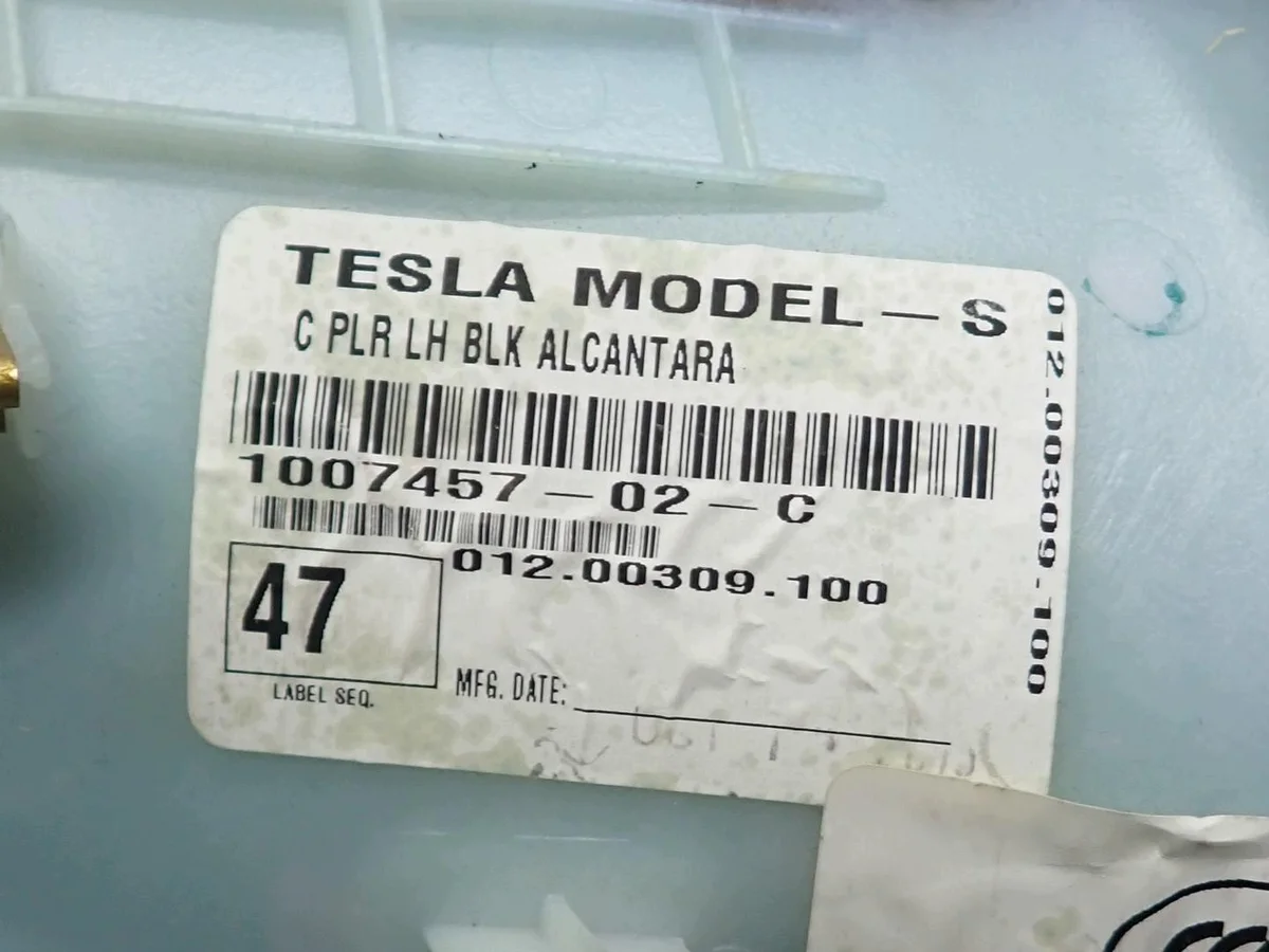 Abdeckung Säule links hinten Tesla Model S 1007457-02-C image 3