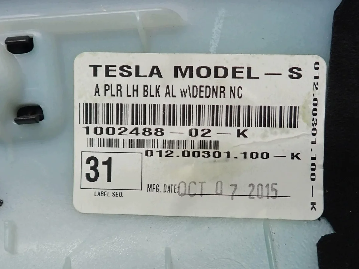 Abdeckung Säule links vorne Tesla Model S 1002488-02-K image 3