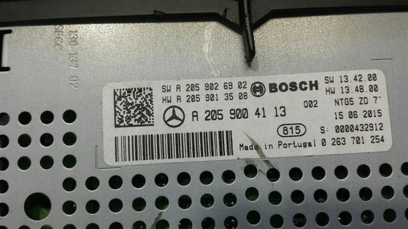 Mercedes C W205 Navigationsdisplay A2059004113 image 8