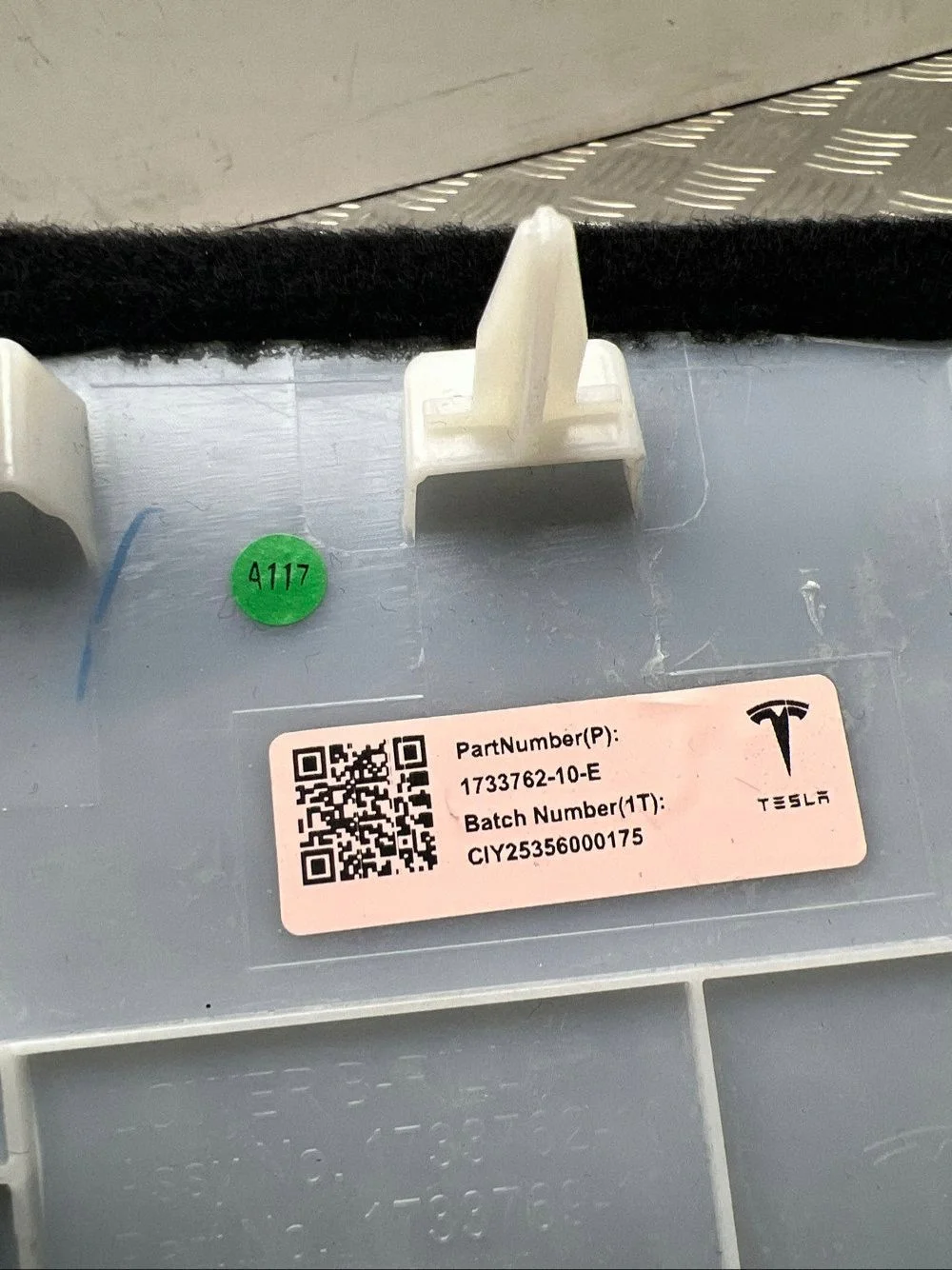 Abdeckung B-Säule unten Tesla Model 3 Highland 173376210E thumbnail 5