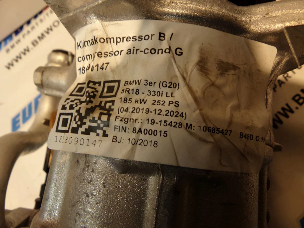 Bomba Aire Acondicionado BMW G20 G21 G22 G42 64529482996 image 8