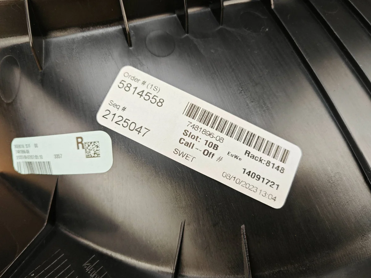 Abdeckung B Säule Kofferraum Rechts Hinten BMW X4 G02 LCI 7473082 image 4