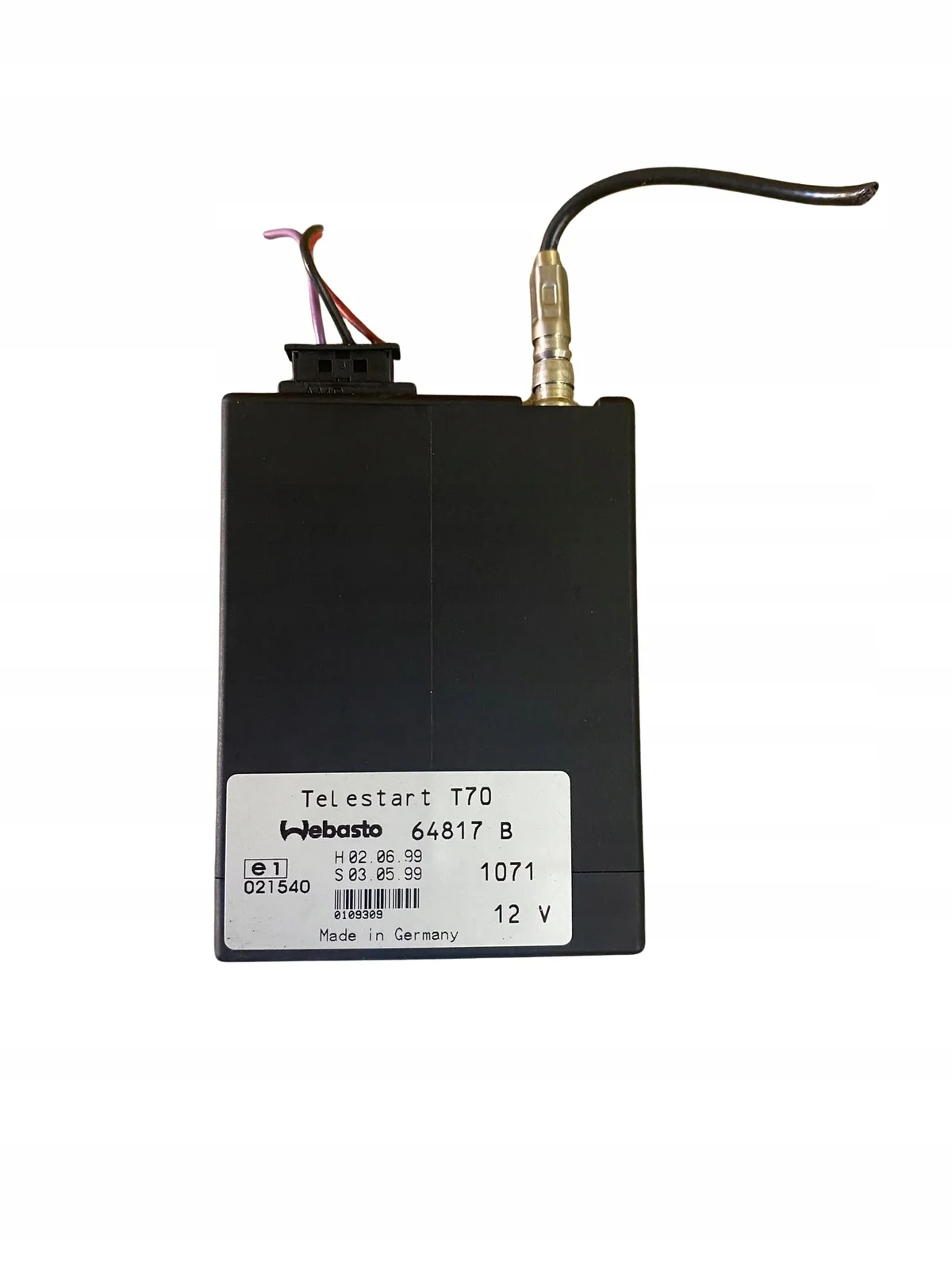 Módulo Webasto TeleStart T70 64817B Usado image 2