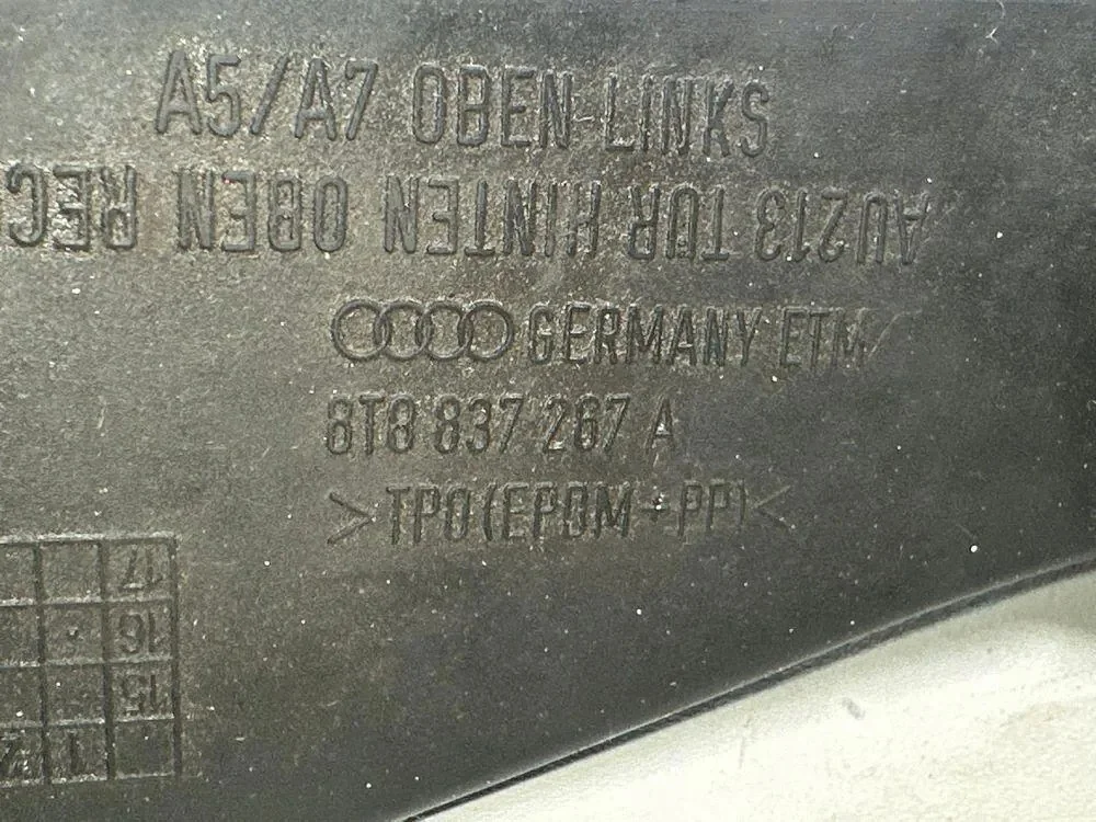 Audi A7 3.0TDI Türstopper 8T8837267A image 7