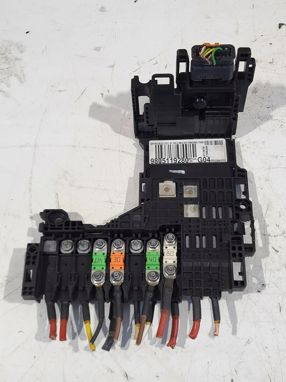 Citroen DS5 Batteriemodul 9805119280 image 3