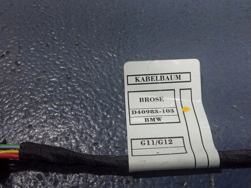 BMW 7 G11 G12 Kabel Kofferbak A-912673-D40983-103 image 5