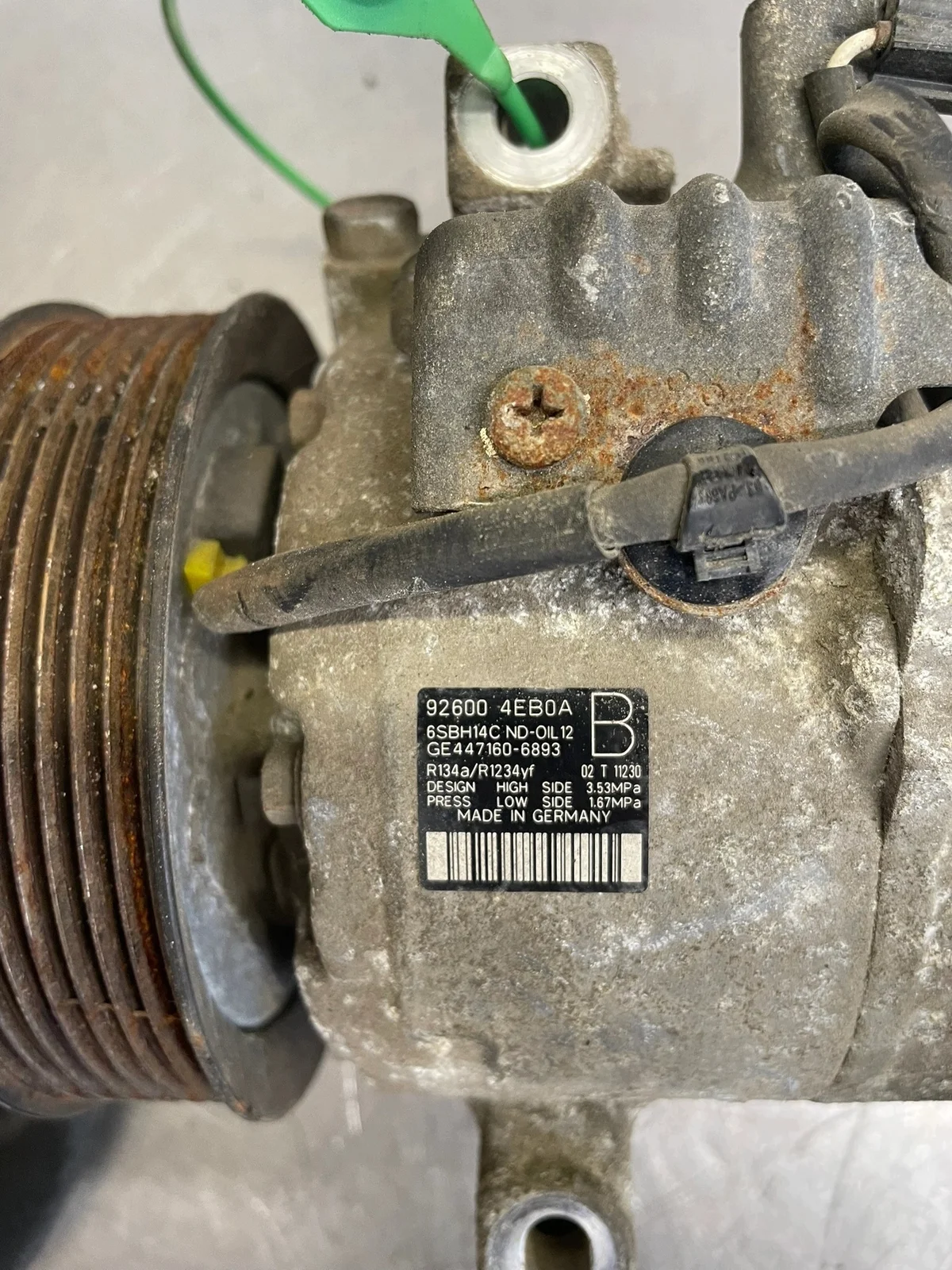 Klimakompressor Renault Nissan 926004EB0A thumbnail 1