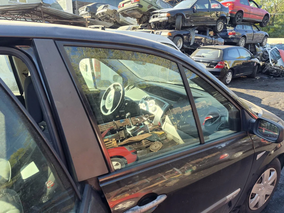Renault Scenic II dörrglas fram höger
