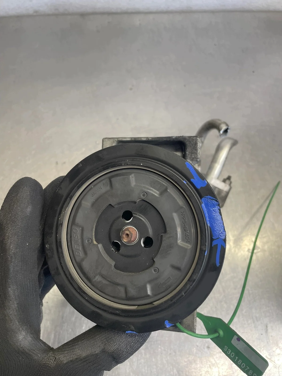 Airconditioning compressor Peugeot Citroen 9672247080 image 3