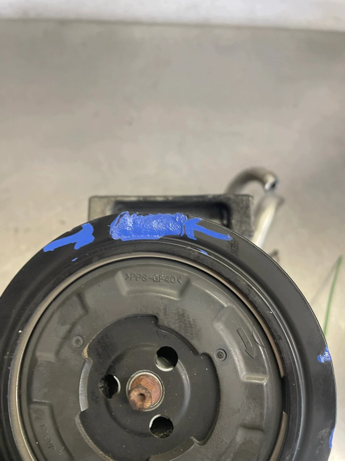 Airconditioning compressor Peugeot Citroen 9672247080 image 4