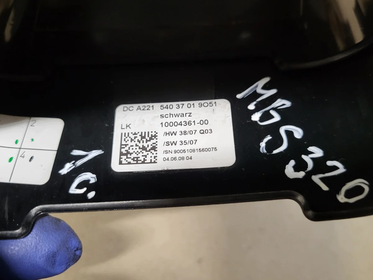Ohjauspylvään kotelo Mercedes W221 image 4