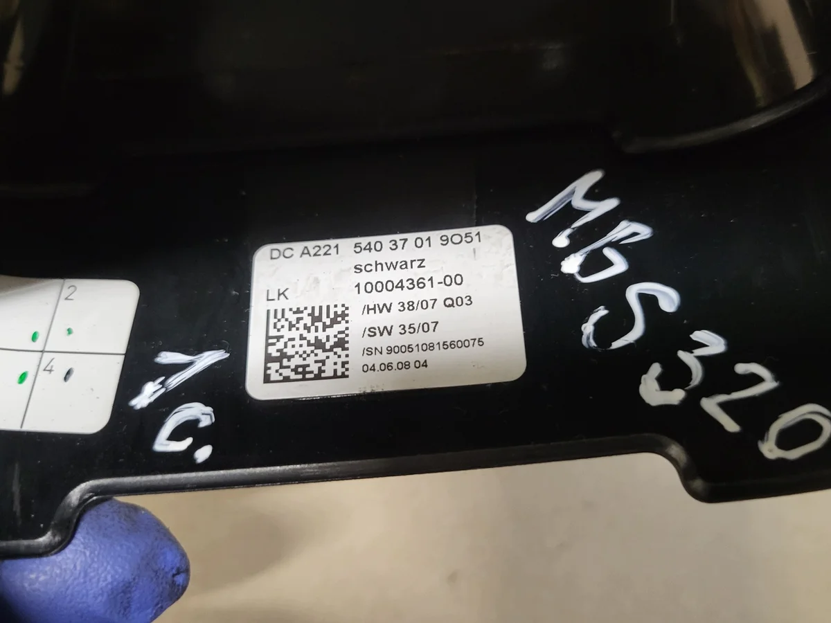 Ohjauspylvään kotelo Mercedes W221 image 5