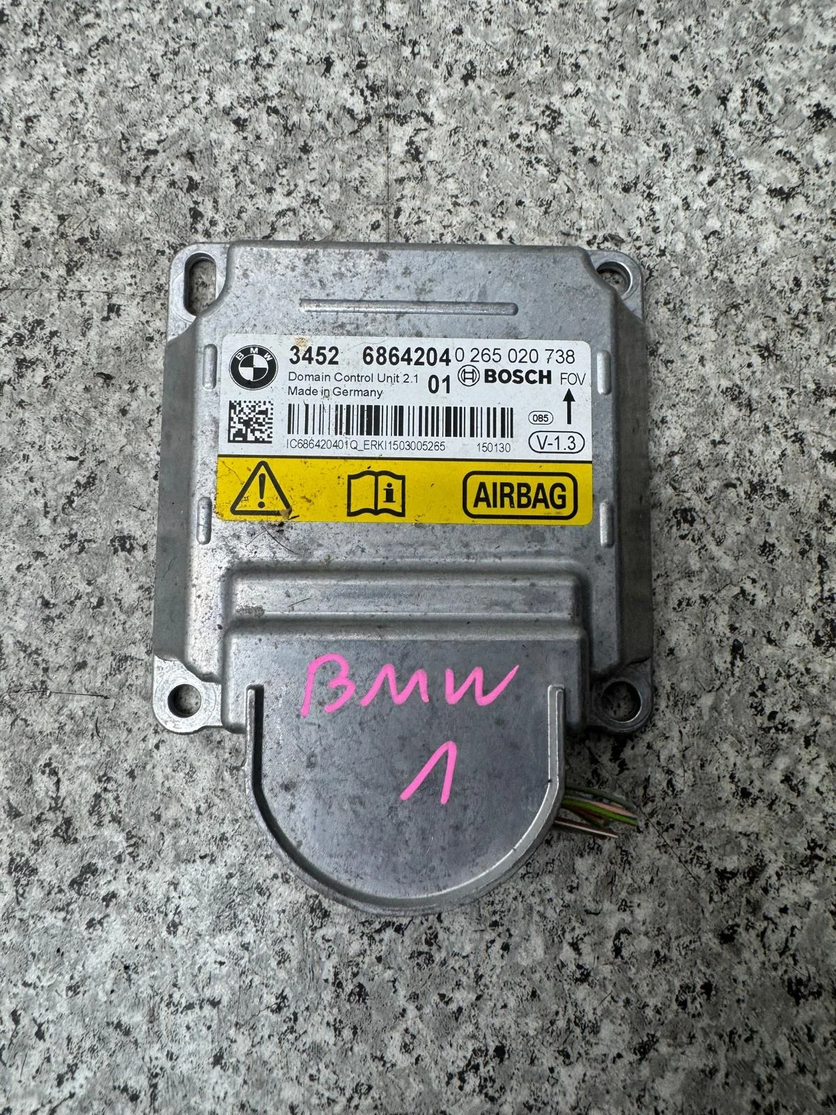 BMW 1 F20 Airbag Module 6864204 image 5