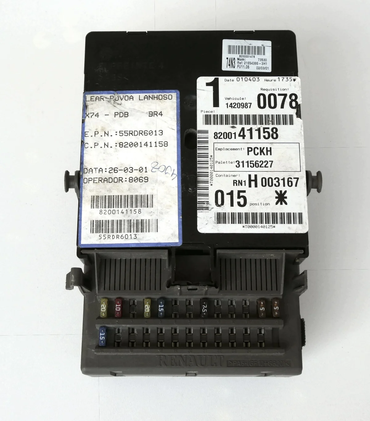 Comfort module Renault Laguna II 8200141158