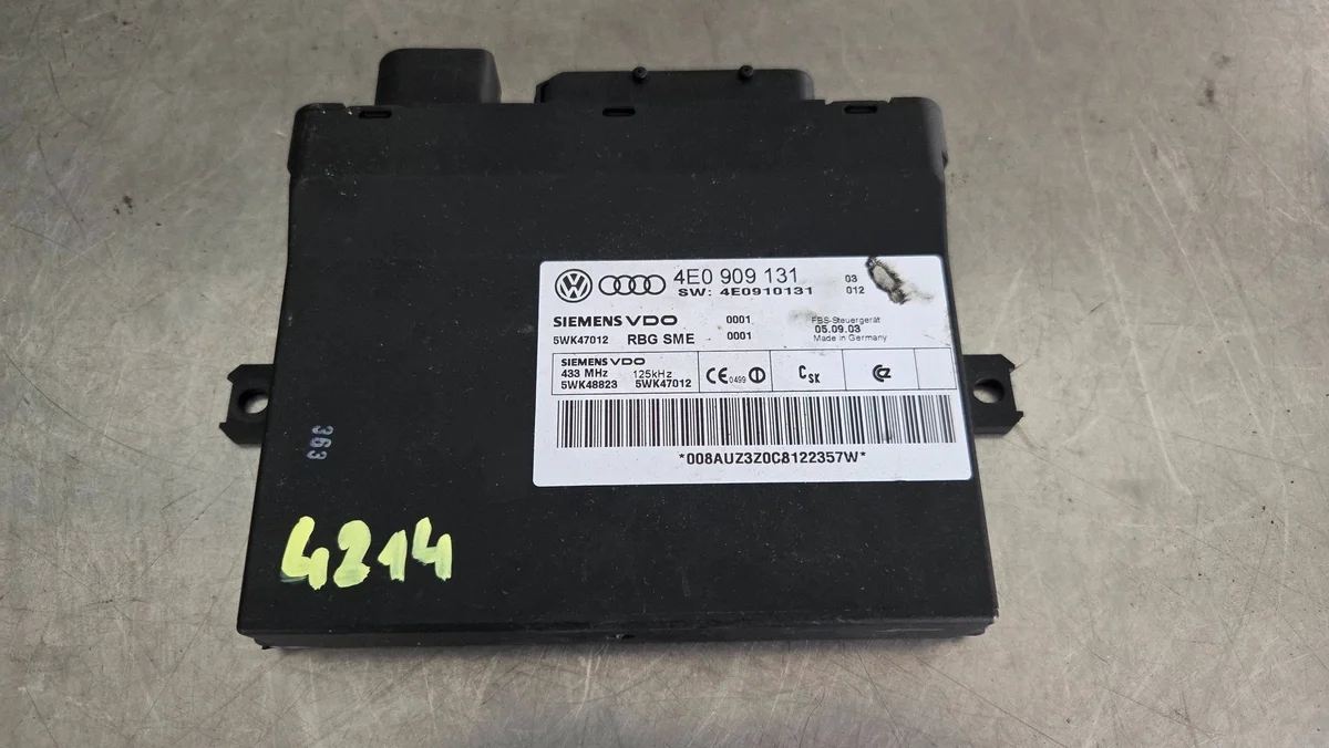 Audi A8 D3 Module Kessy 4E0909131