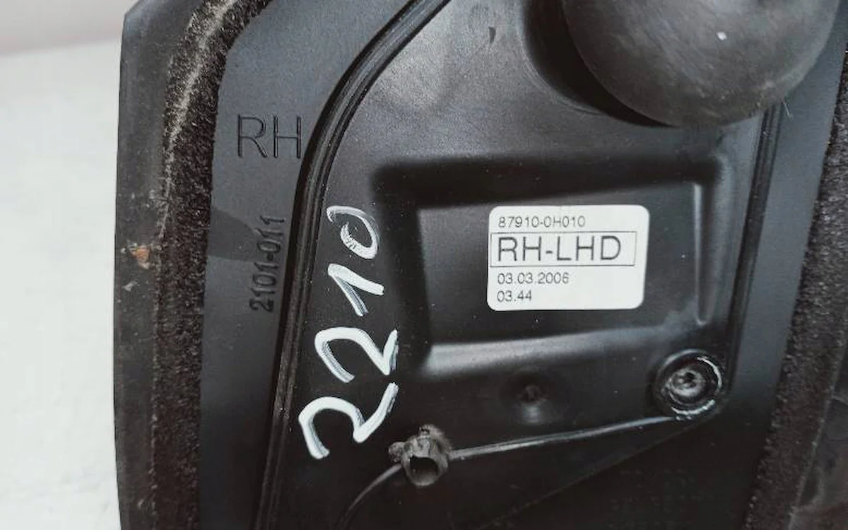Spiegel Rechts Toyota Aygo RH2101-011 image 3