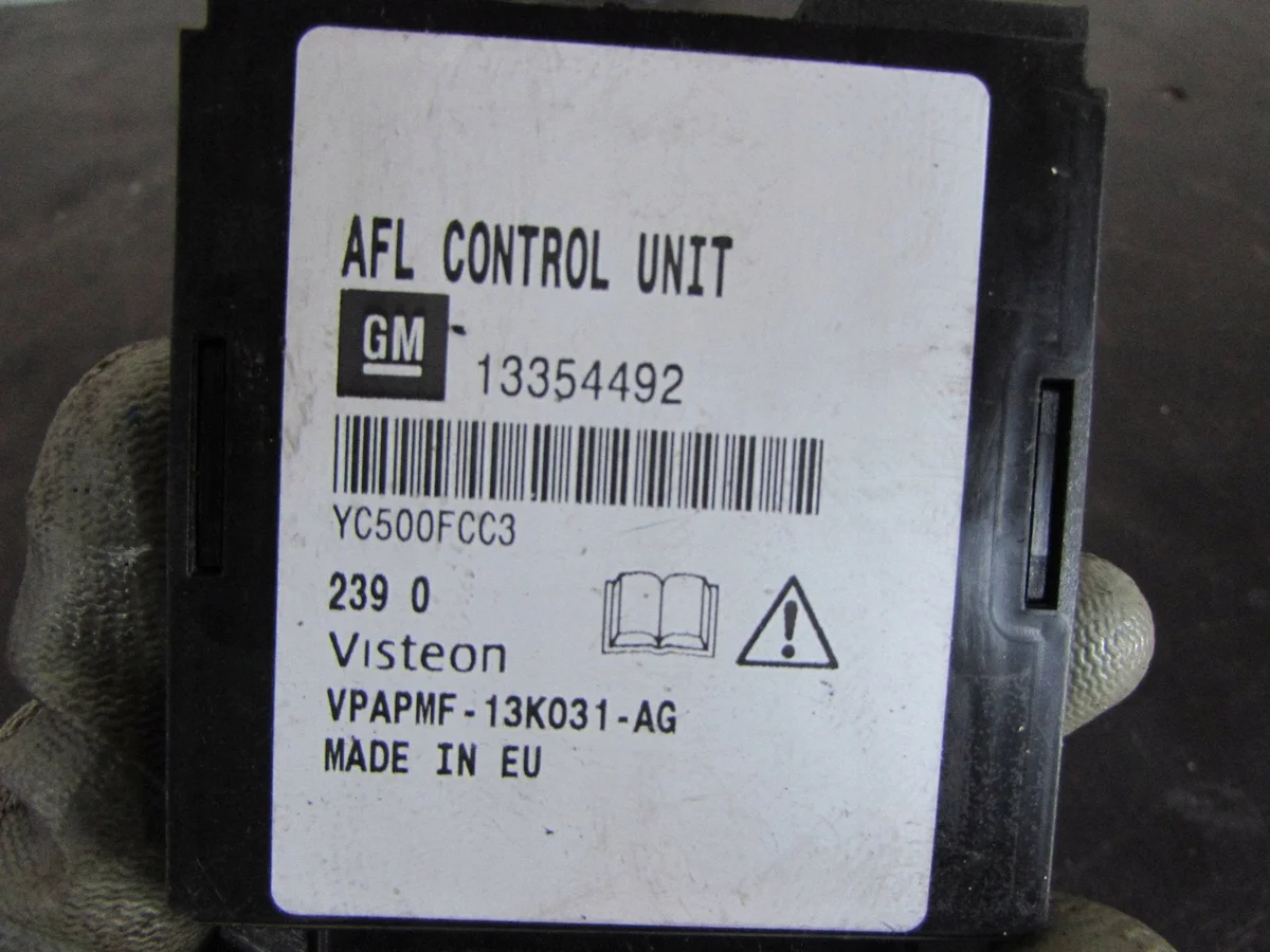 Module Verlichting Opel Meriva B II 13354492 image 4