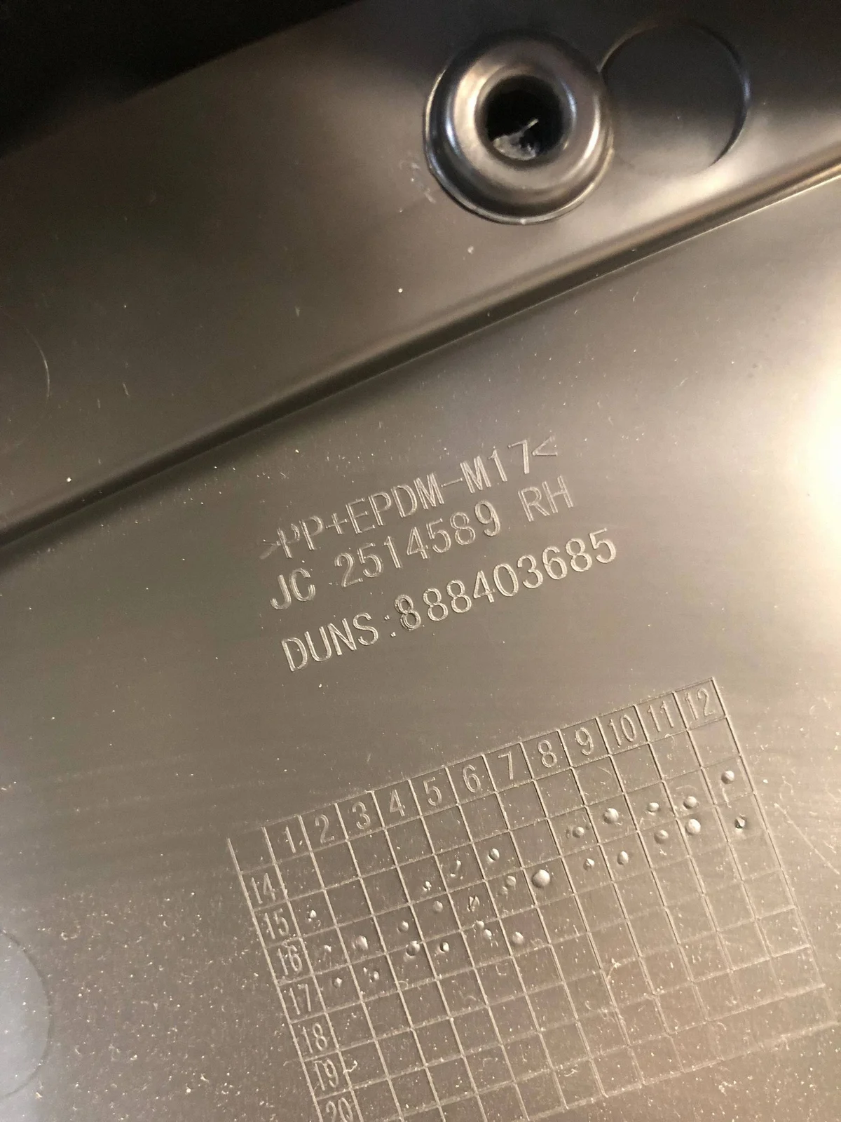 Seitenverkleidung Tür hinten rechts Opel Astra K 2514589 image 7