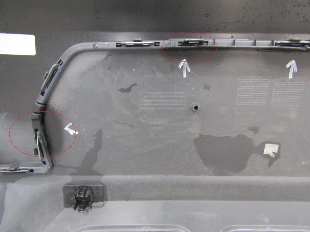 BMW X2 F39 M-Paket Heckstoßstange image 9