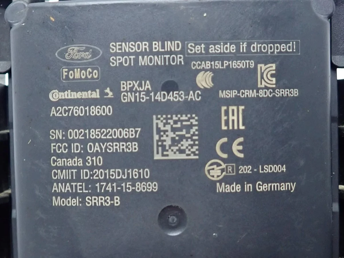 Radarsensor Totwinkel Ford Ecosport MK2 image 3