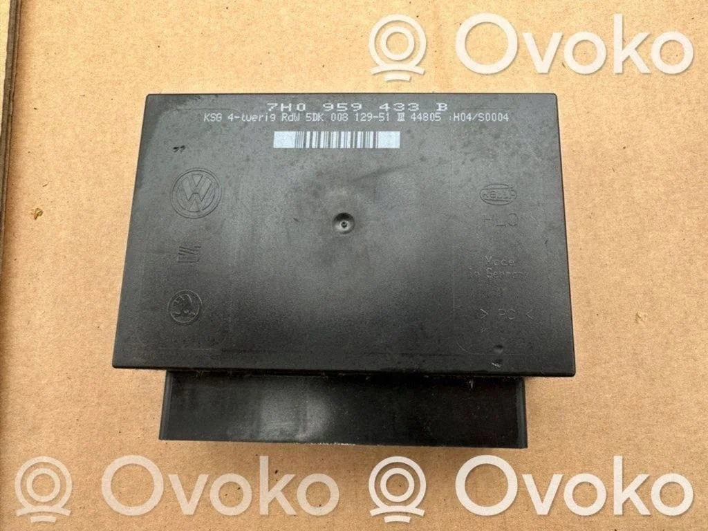 VW T5 Komfortmodul BCM 7H0959433B image 2