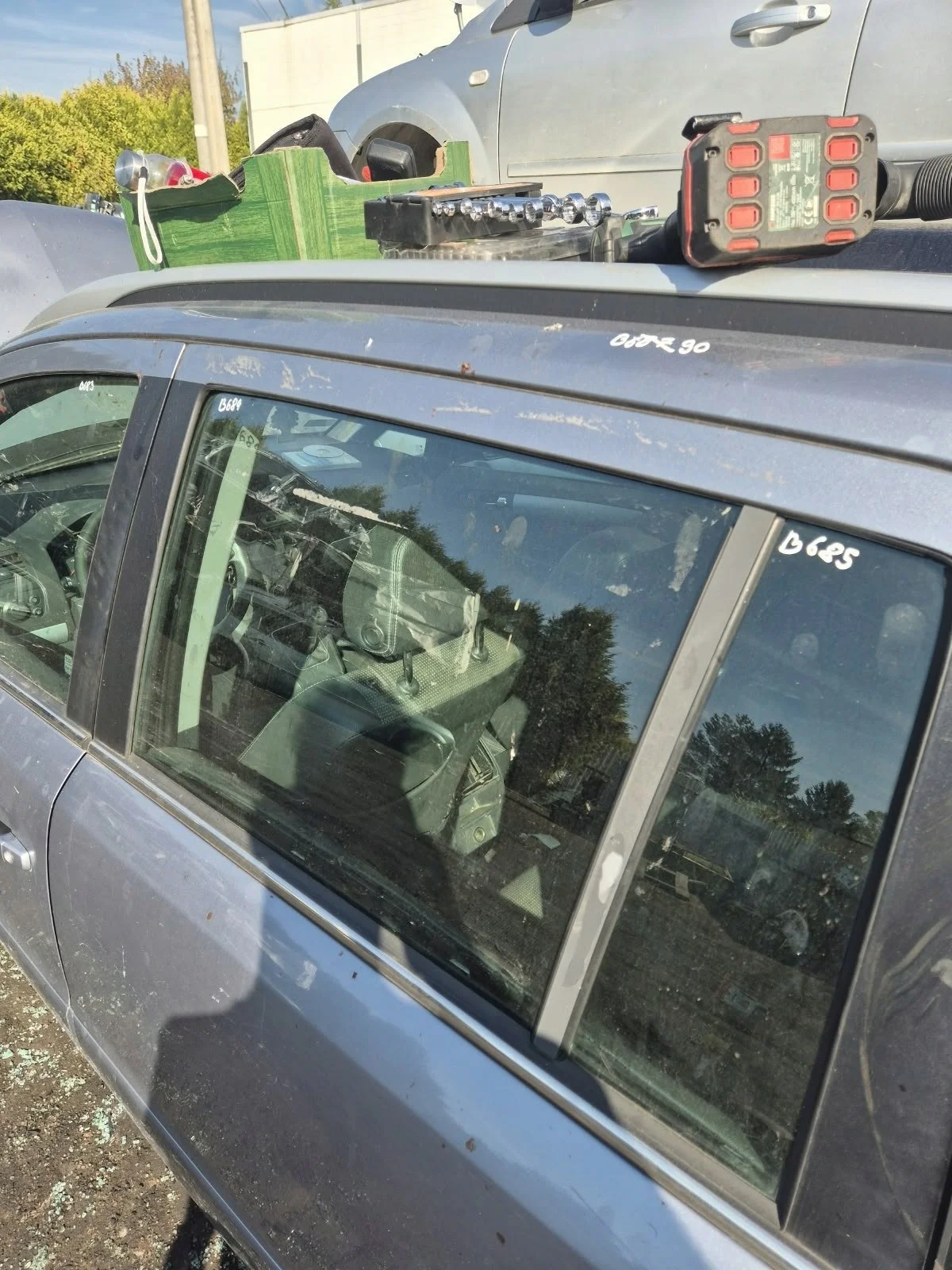 Opel Zafira B Lift Cristal Izquierdo Trasero
