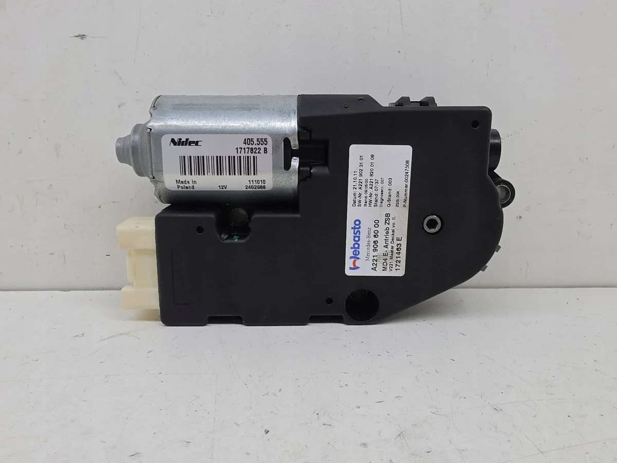 Motor Teto Solar Mercedes S W221 A2219066000