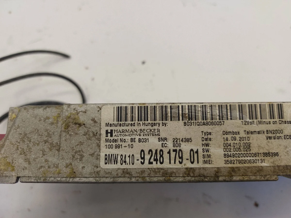 Módulo Combox BMW E70 X5 E89 Z4 E90 SSP15423 image 4