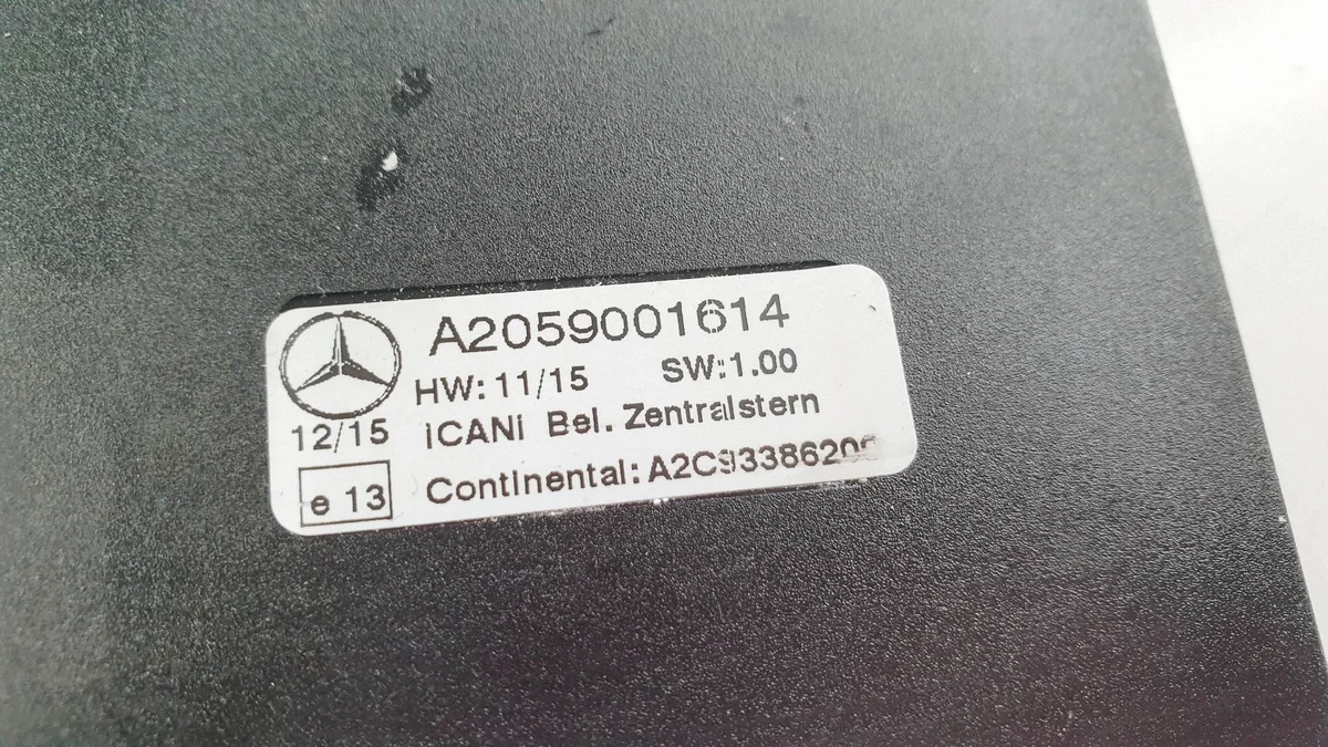 Mercedes W205 Emblem Beleuchtung Modul A205900161498 image 4