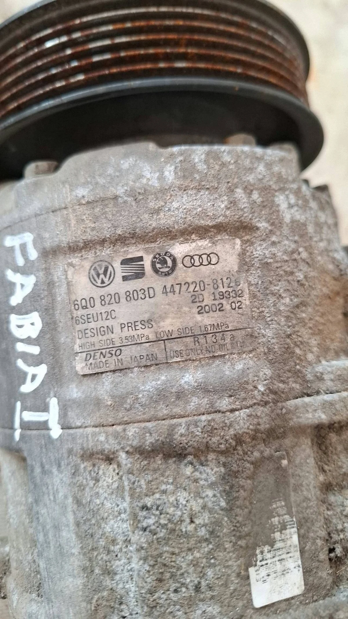Compresor A/A Skoda Fabia 6Q0820803D image 5
