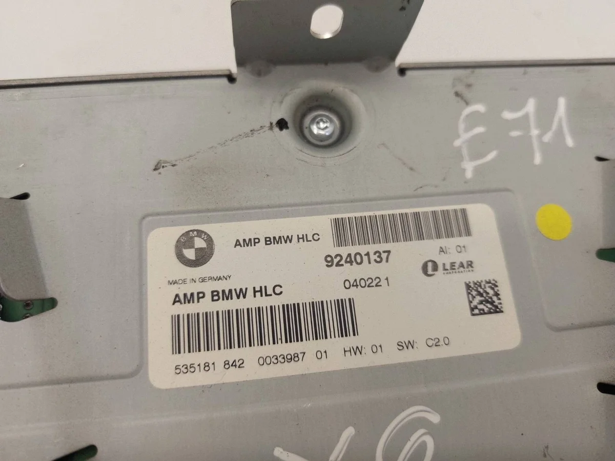 Amplificateur HIFI BMW E70 E71 X5 X6 SSP15426 thumbnail 3