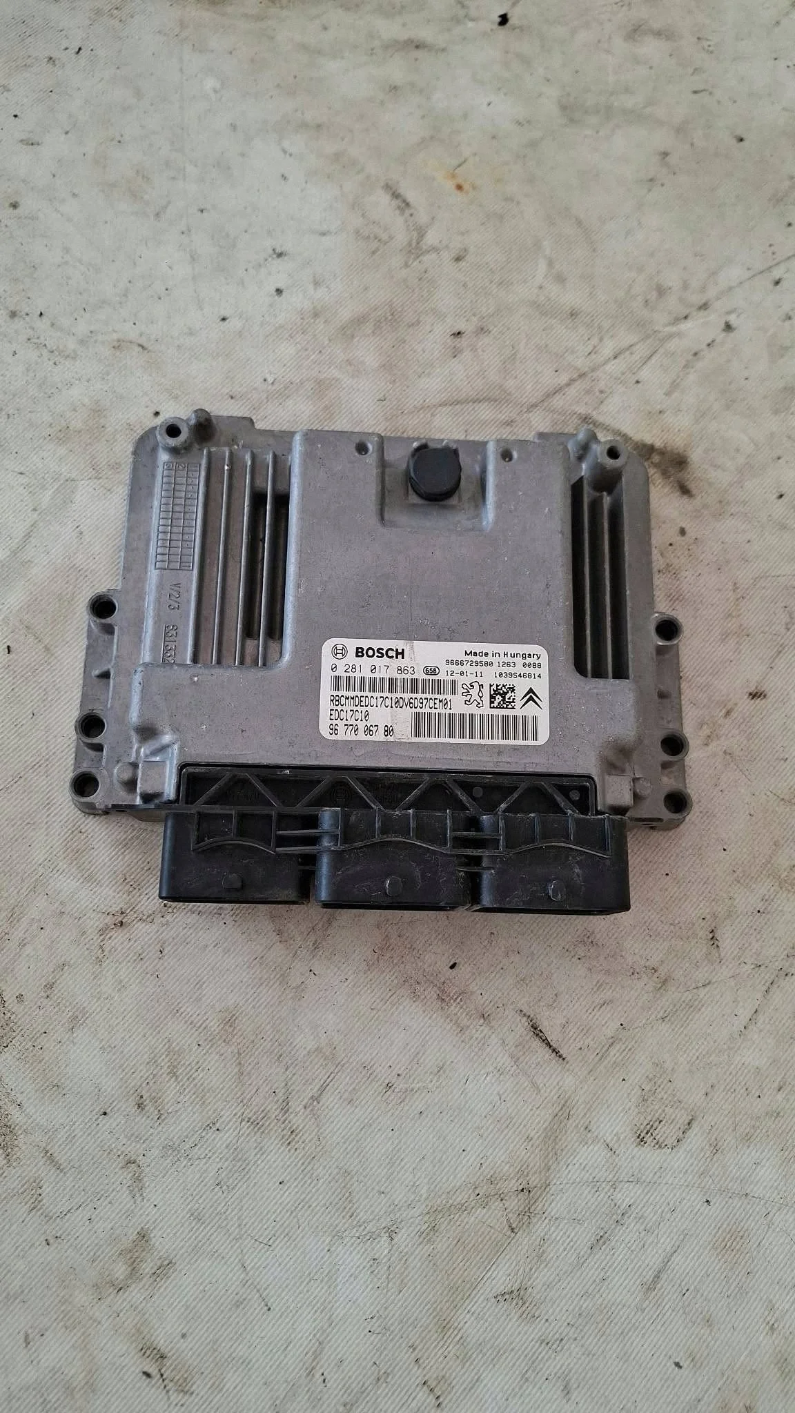 Computer Motor Peugeot Berlingo 9677006780 image 3