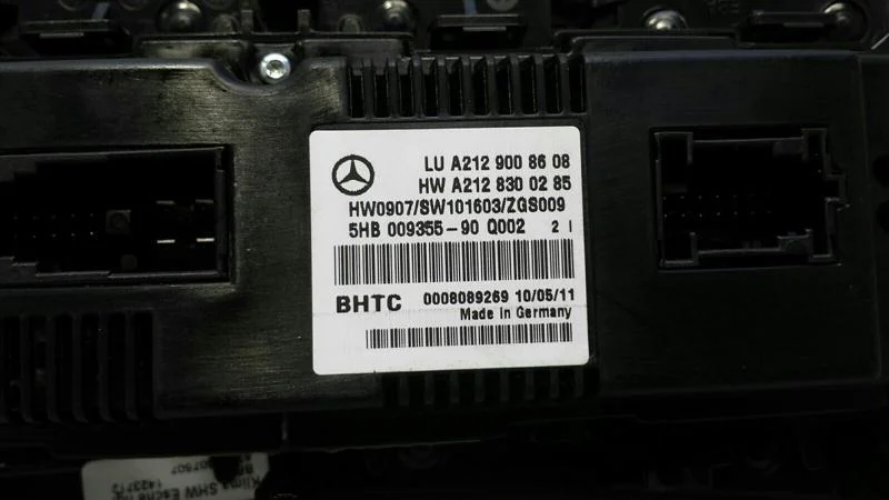 Controlo Climatização Mercedes Classe E W212 A2129008608 image 4